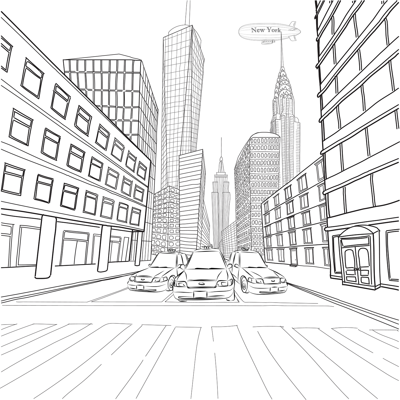 Street Drawing at GetDrawings Free download