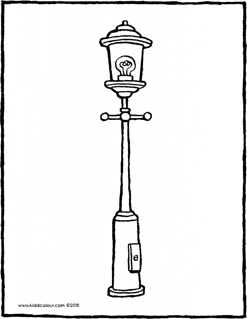 Street Light Drawing at GetDrawings | Free download