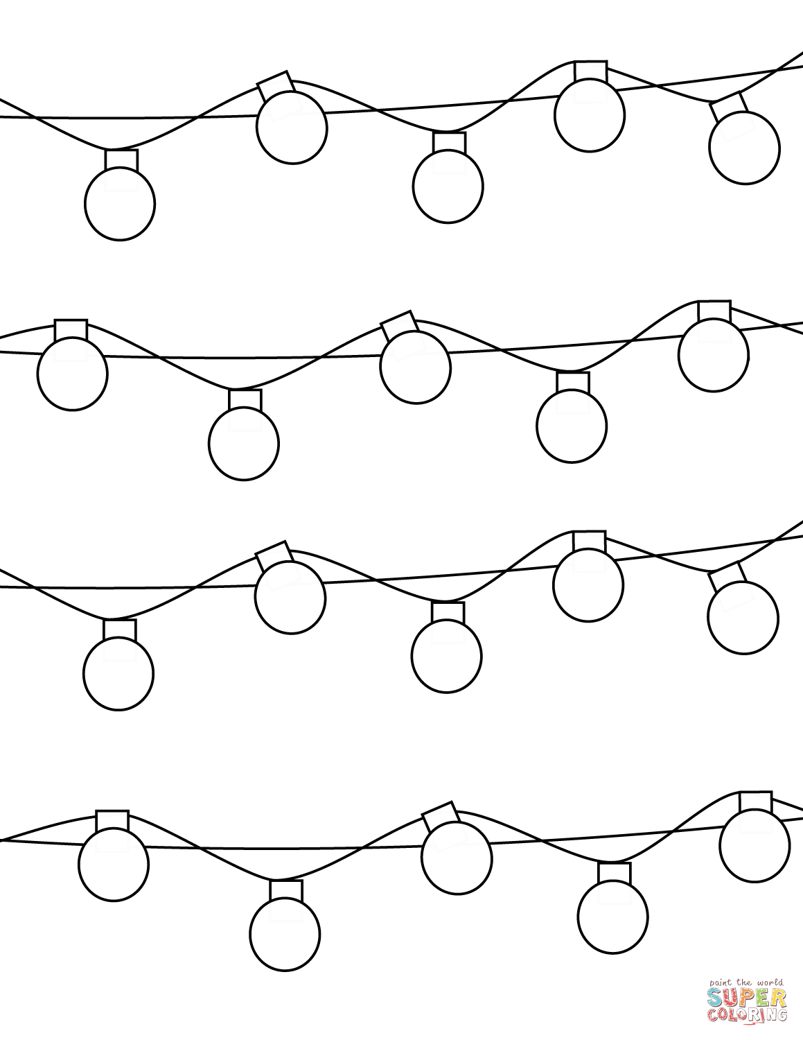 String Lights Drawing At GetDrawings Free Download