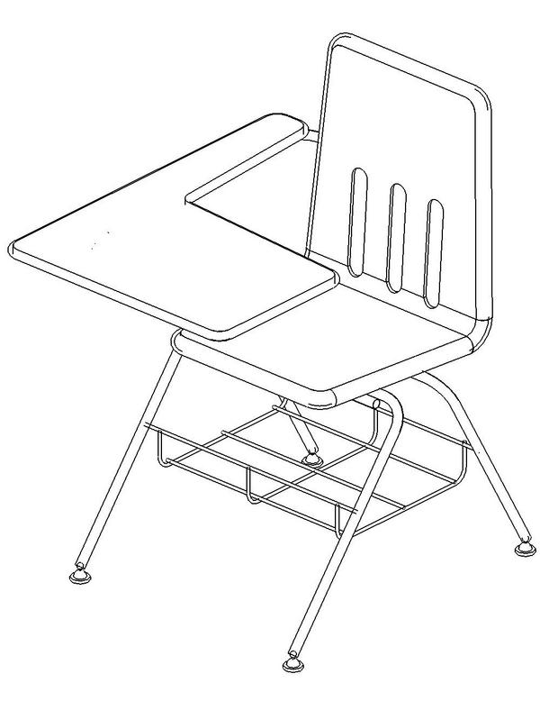 Student Desk Drawing At Getdrawings Free Download