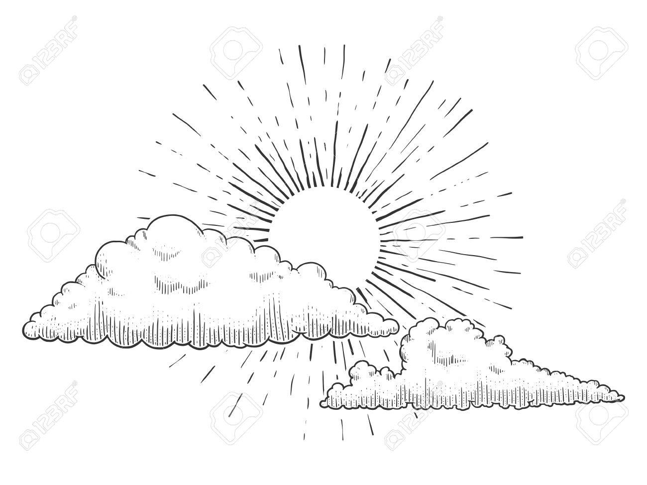 Sun And Clouds Drawing at GetDrawings Free download