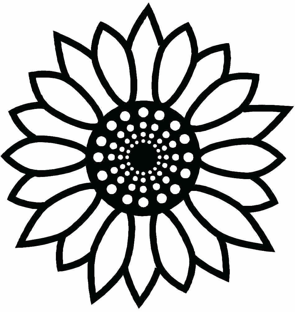 Sunflower Drawing For Kids At GetDrawings Free Download