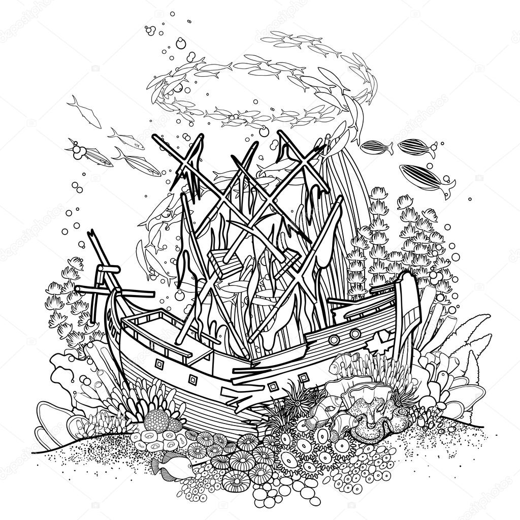 sunken-ship-drawing-at-getdrawings-free-download