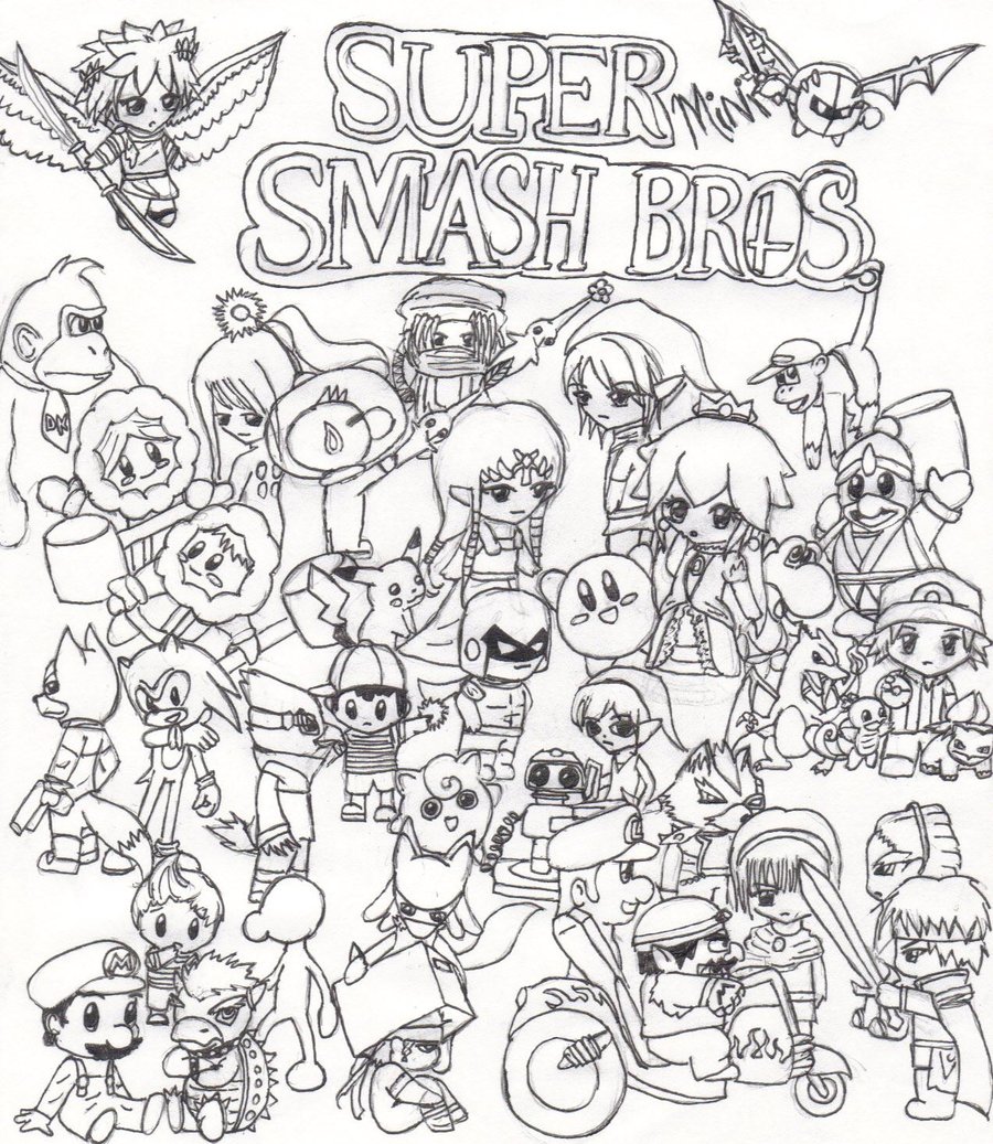 Super Smash Bros Drawing at GetDrawings | Free download