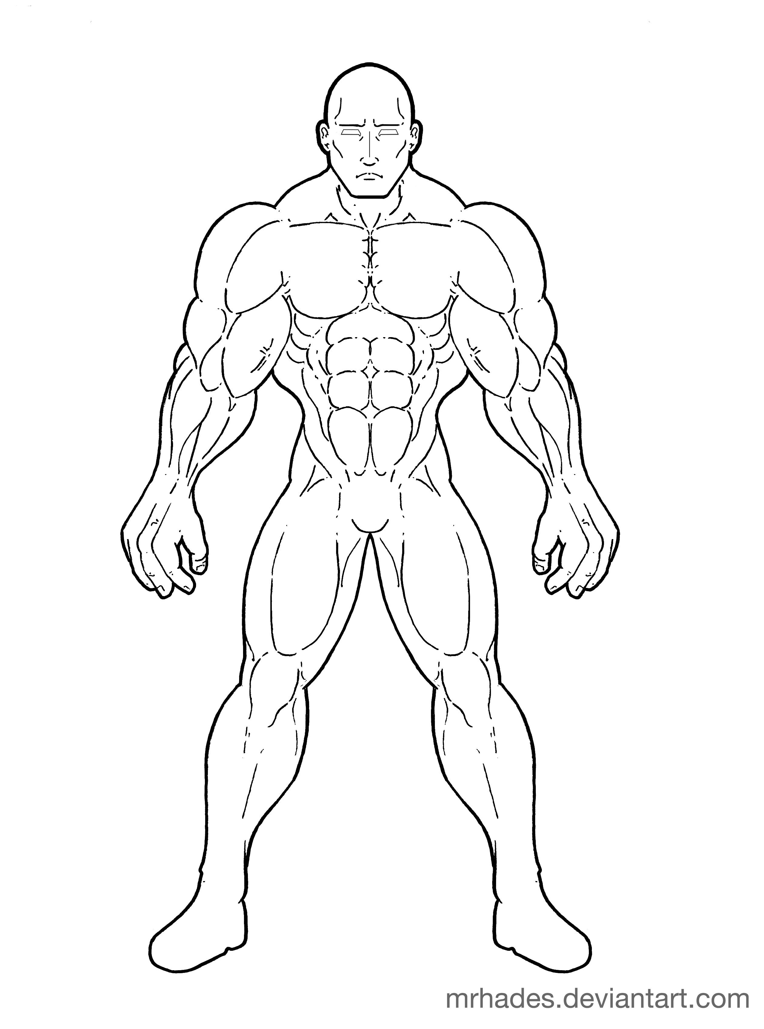 male-superhero-body-template