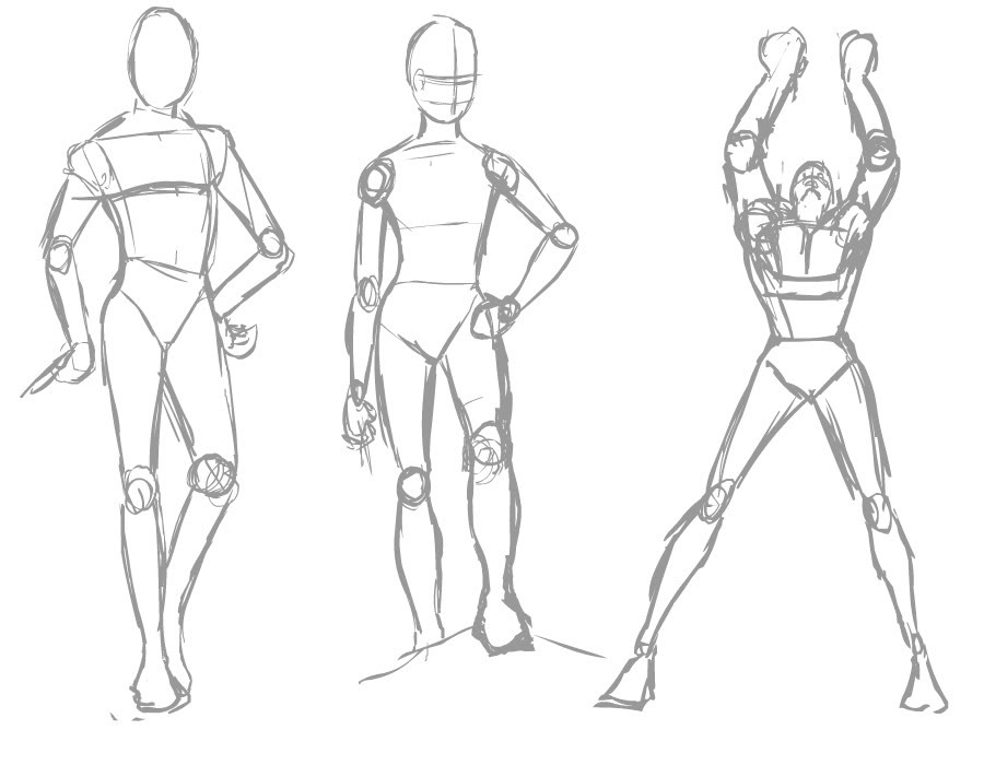 Superhero Figure Drawing at GetDrawings | Free download