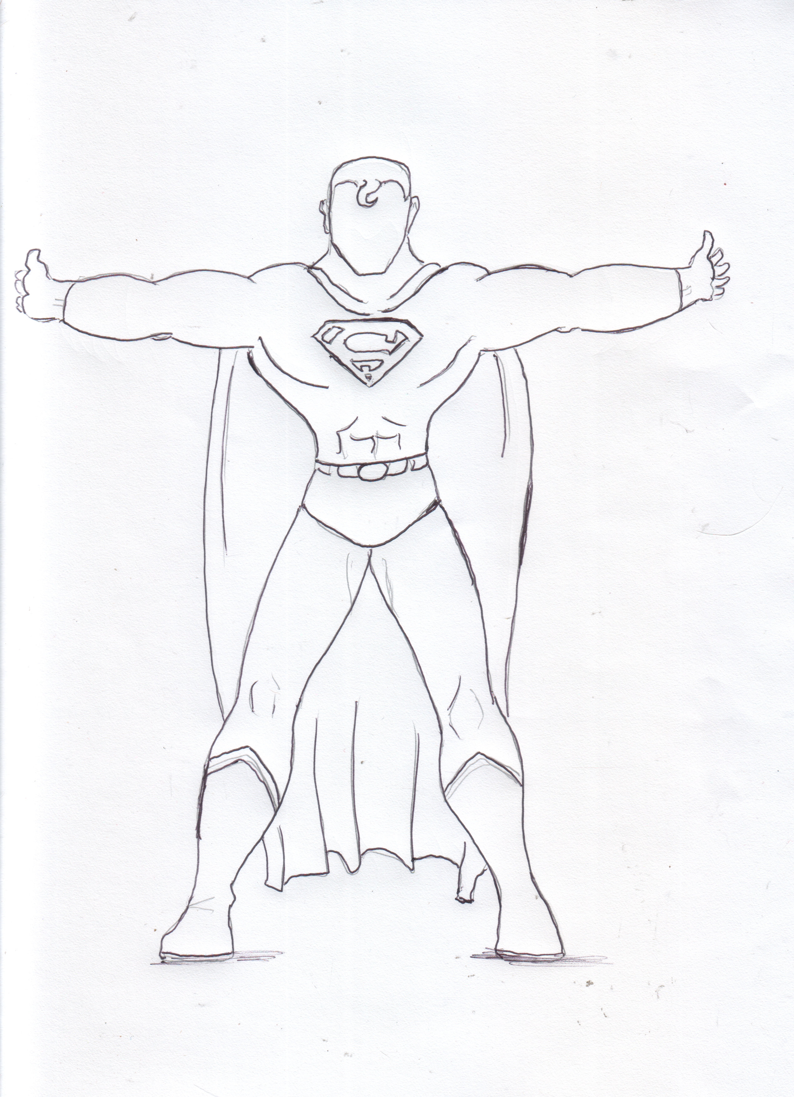 Superman Simple Drawing at GetDrawings Free download