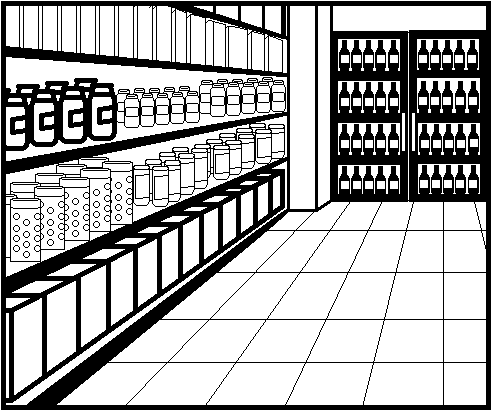 The Best Free Supermarket Drawing Images Download From 60