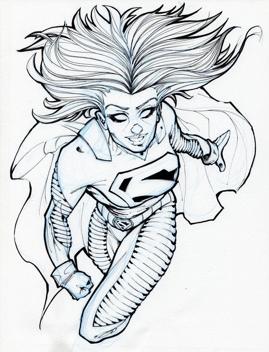 Superwoman Drawing at GetDrawings Free download