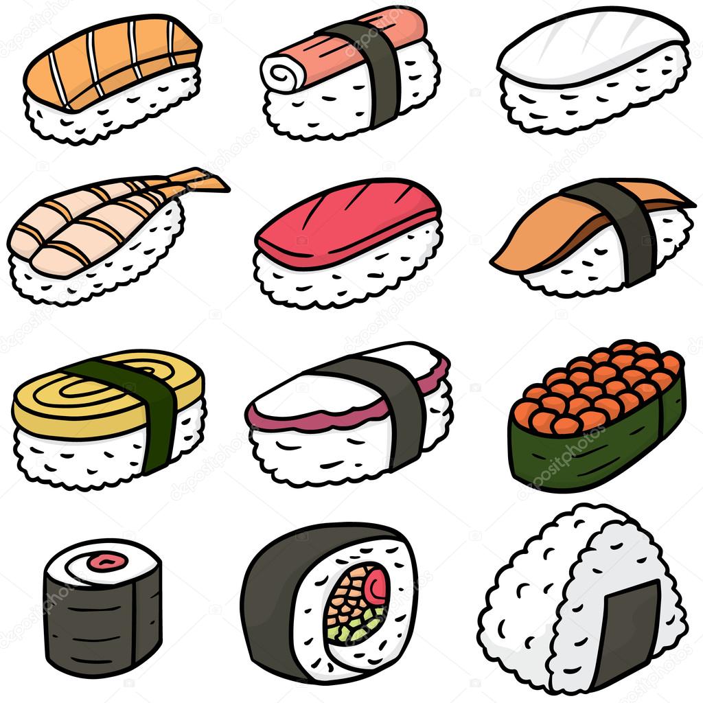 Sushi Drawing at GetDrawings | Free download