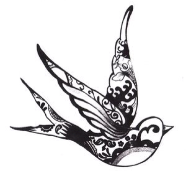 Swallow Tattoo Drawing At Getdrawings Free Download