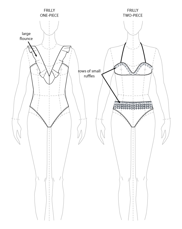 Swimsuit Drawing at GetDrawings | Free download