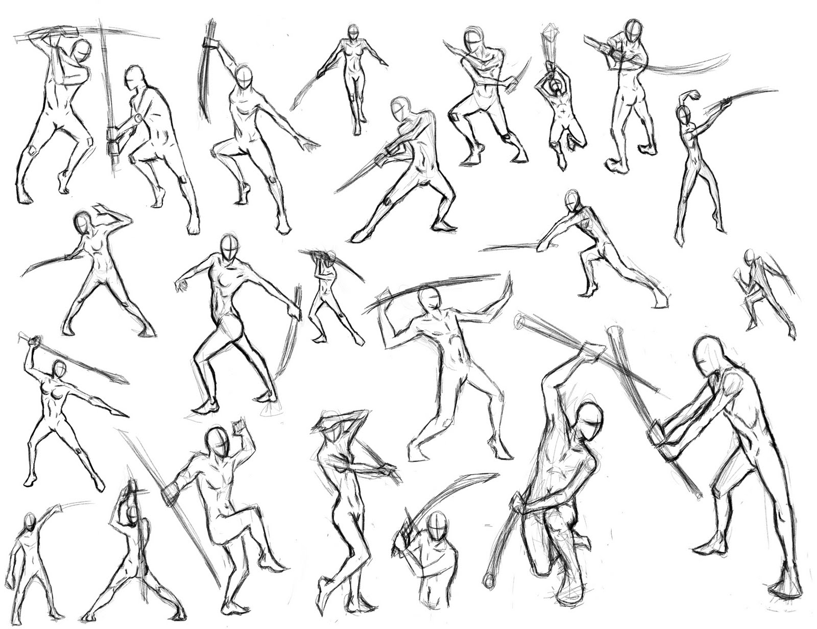 Sword Fighting Poses For Drawing at GetDrawings Free download