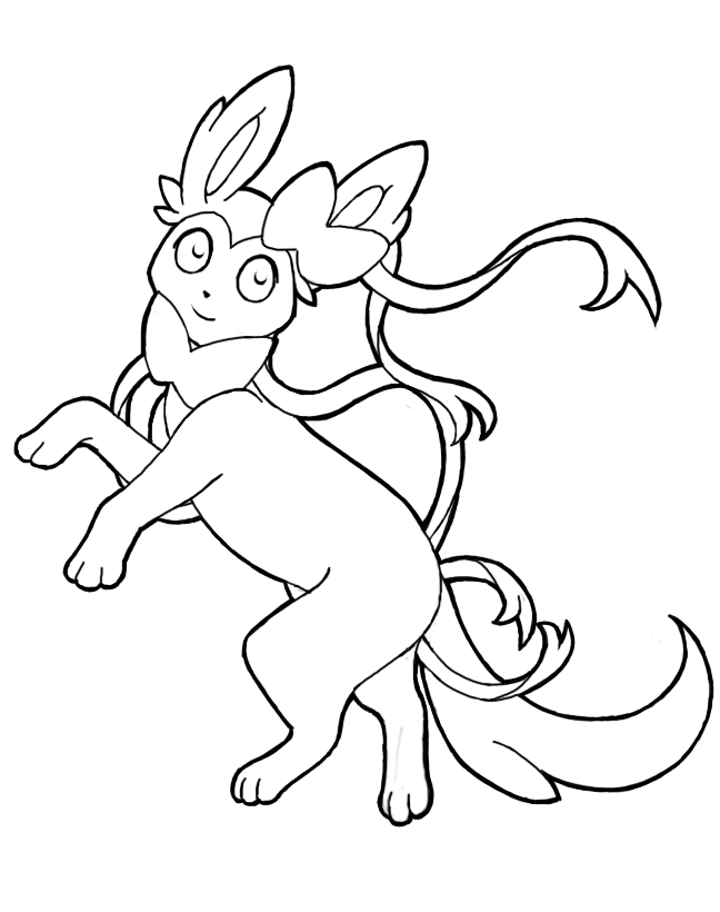 Sylveon Drawing At Getdrawings 