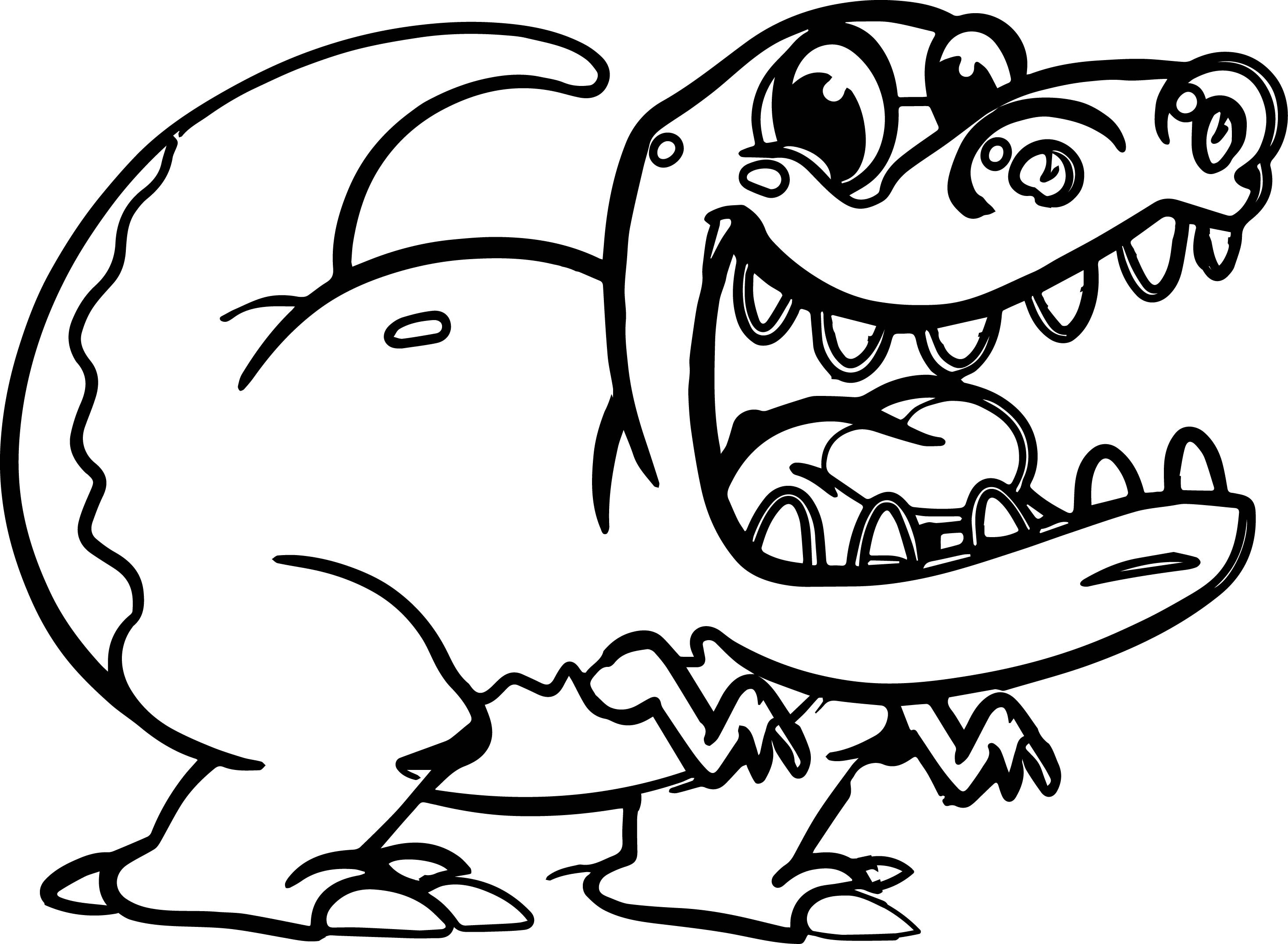 Cute Dinosaur Coloring Pages T Rex See More Ideas About Dinosaur Coloring Pages Dinosaur