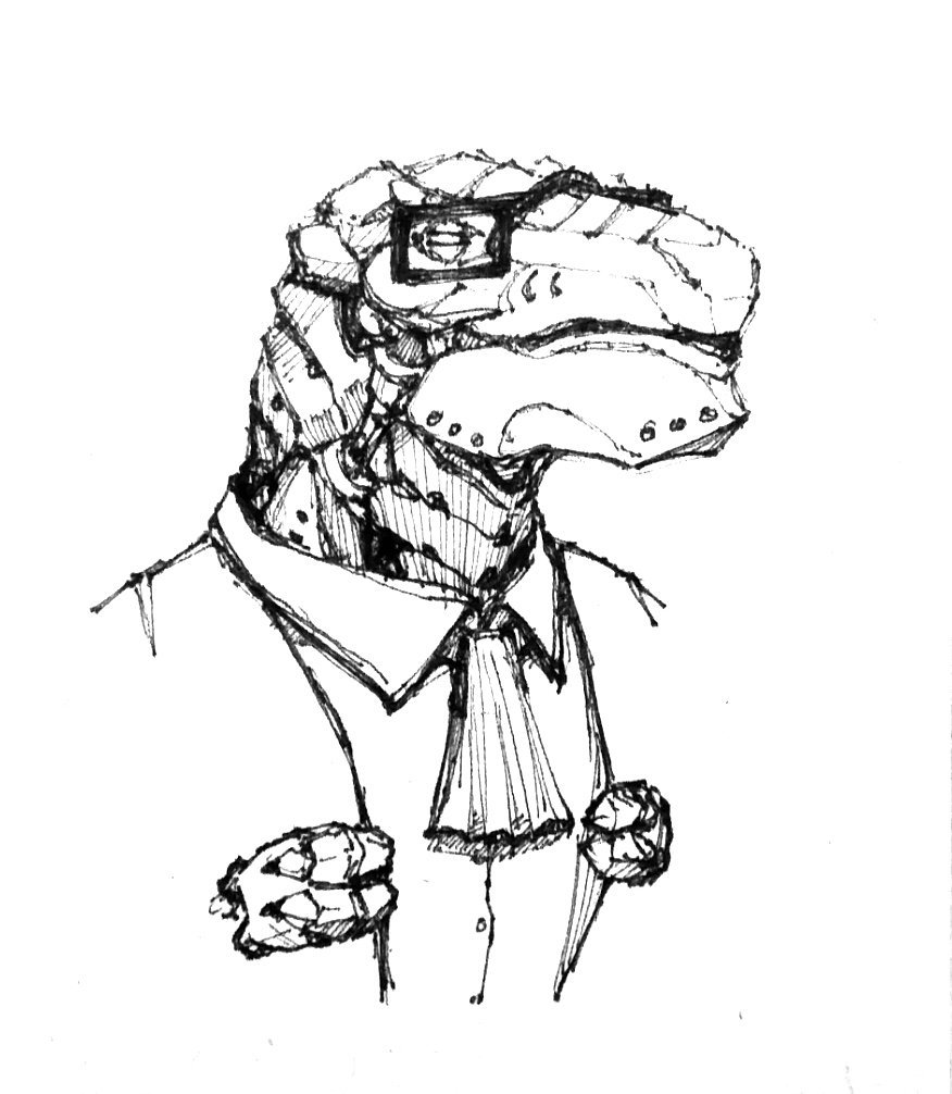 T Rex Head Drawing at GetDrawings | Free download