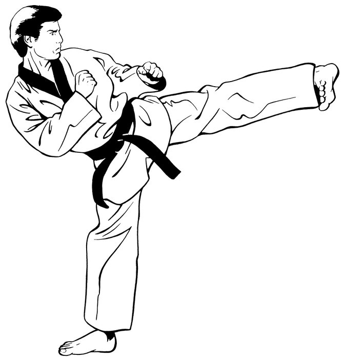 The best free Taekwondo drawing images. Download from 52 free drawings