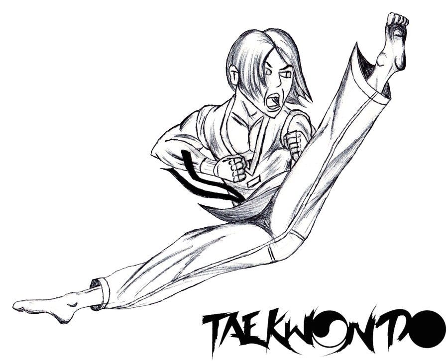 Taekwondo Drawing at GetDrawings | Free download