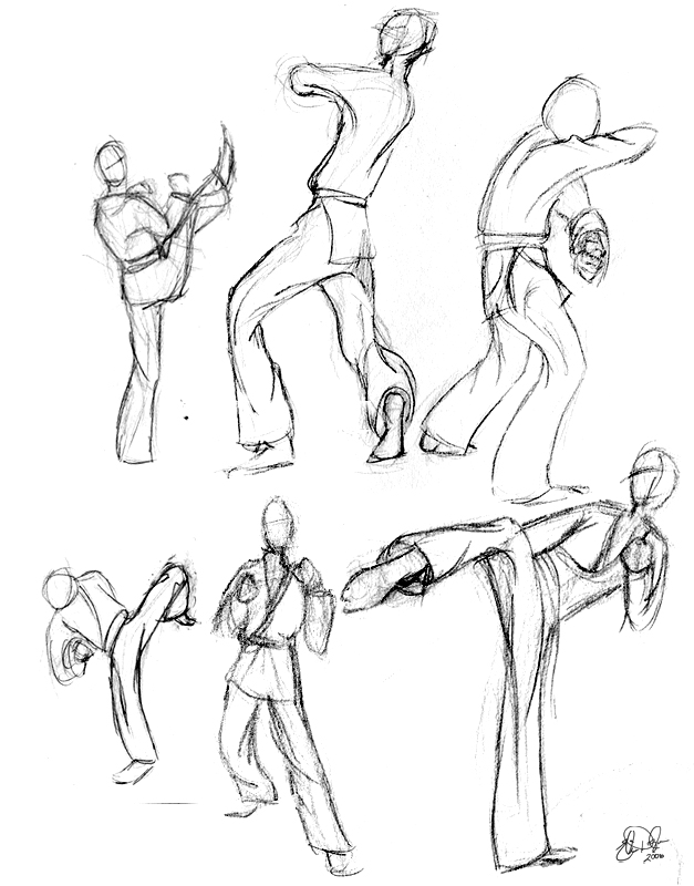 Taekwondo Drawing at GetDrawings | Free download