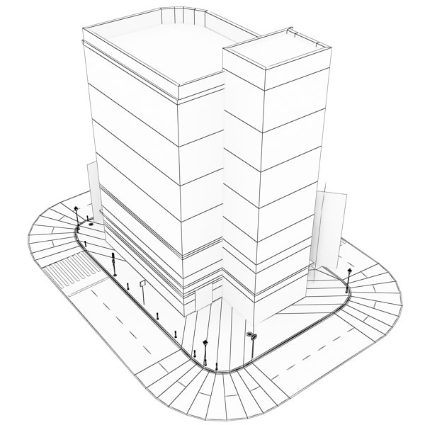 Tall Building Drawing at GetDrawings | Free download