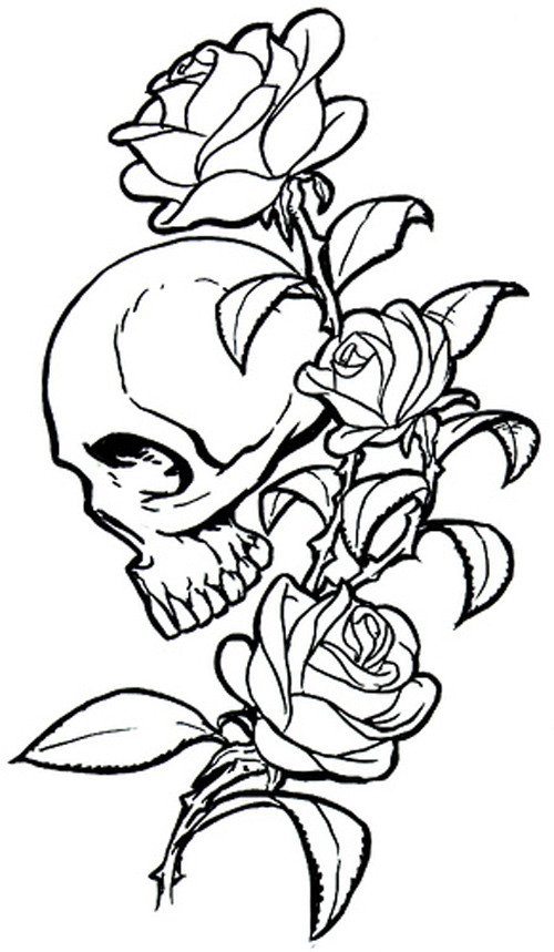 Tattoo Rose Drawing At Getdrawings Free Download