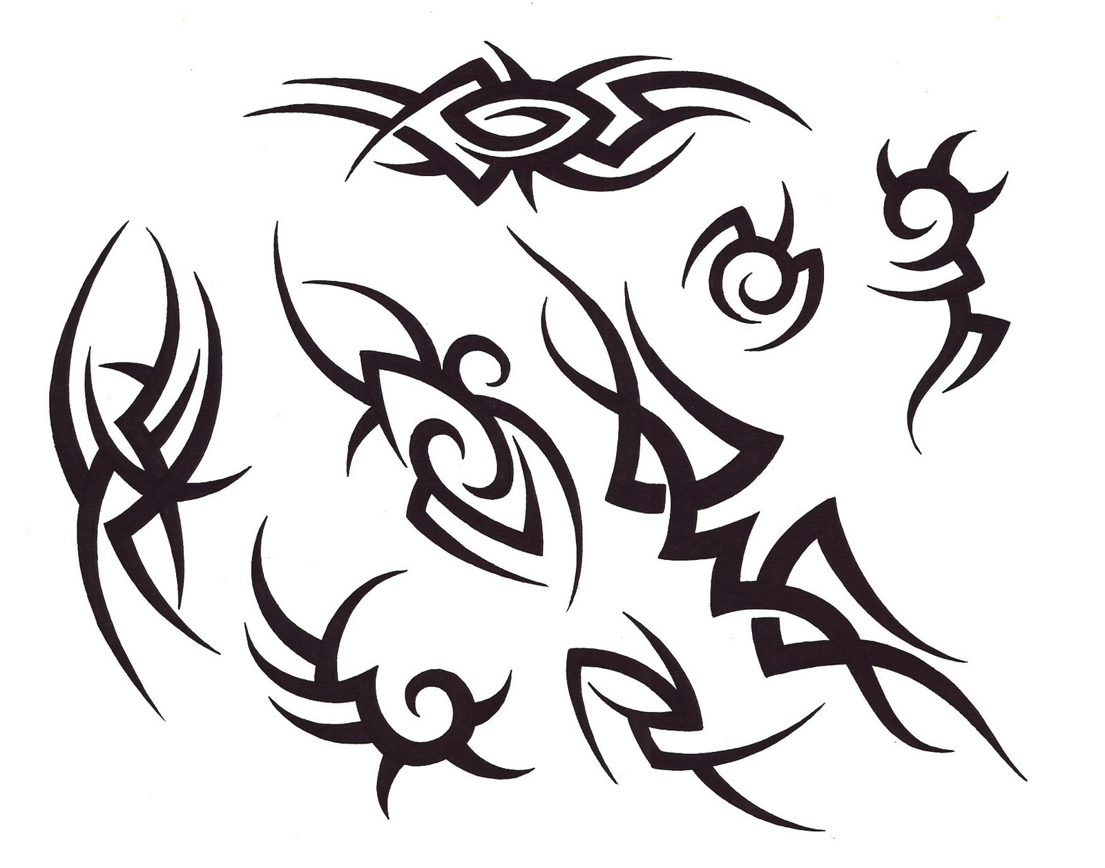 Gambar Sketsa Tattoo Simple Inspirasi Tato Sketsa Tato Tribal Simple