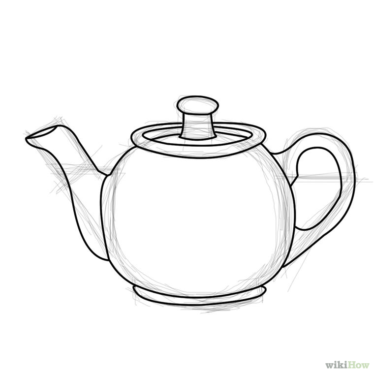 Tea Pot Drawing At GetDrawings Free Download