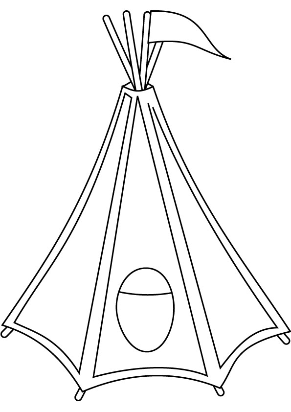 Teepee Tent Drawing at GetDrawings | Free download