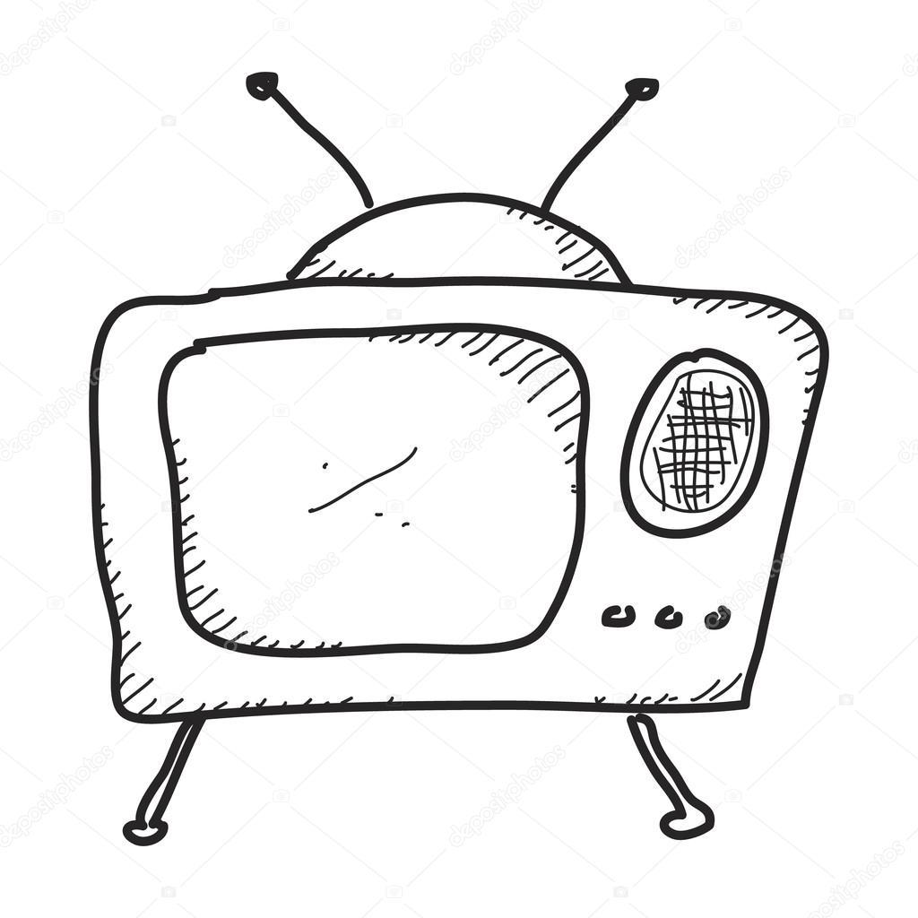 Television Drawing at GetDrawings | Free download