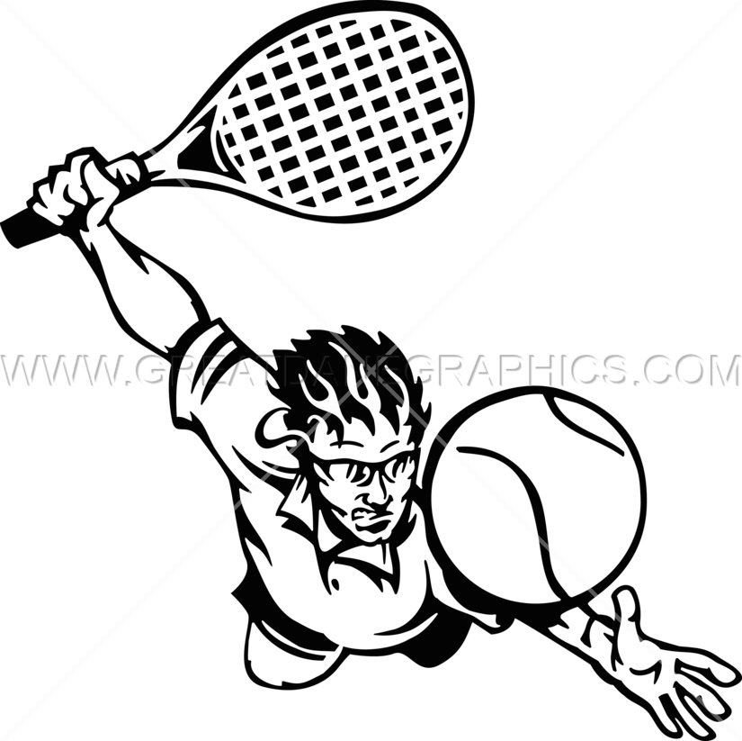 Tennis Player Drawing at GetDrawings | Free download