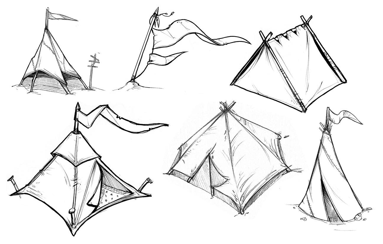 Tents Drawing at GetDrawings | Free download