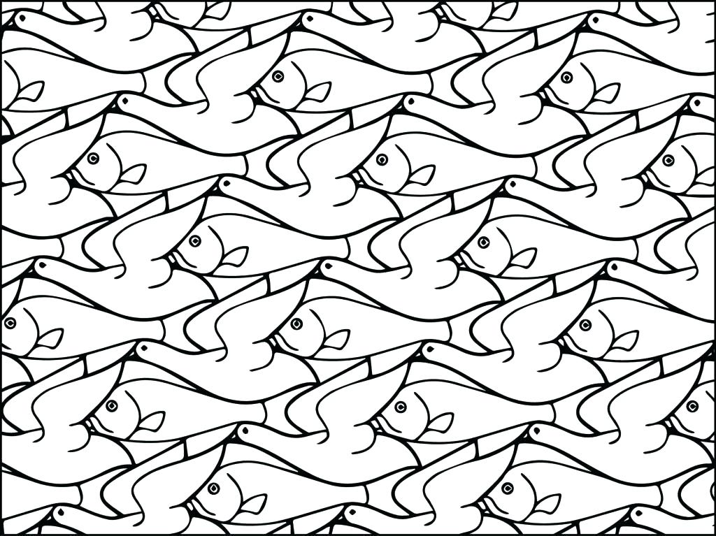 easy tessellation patterns to draw for kids