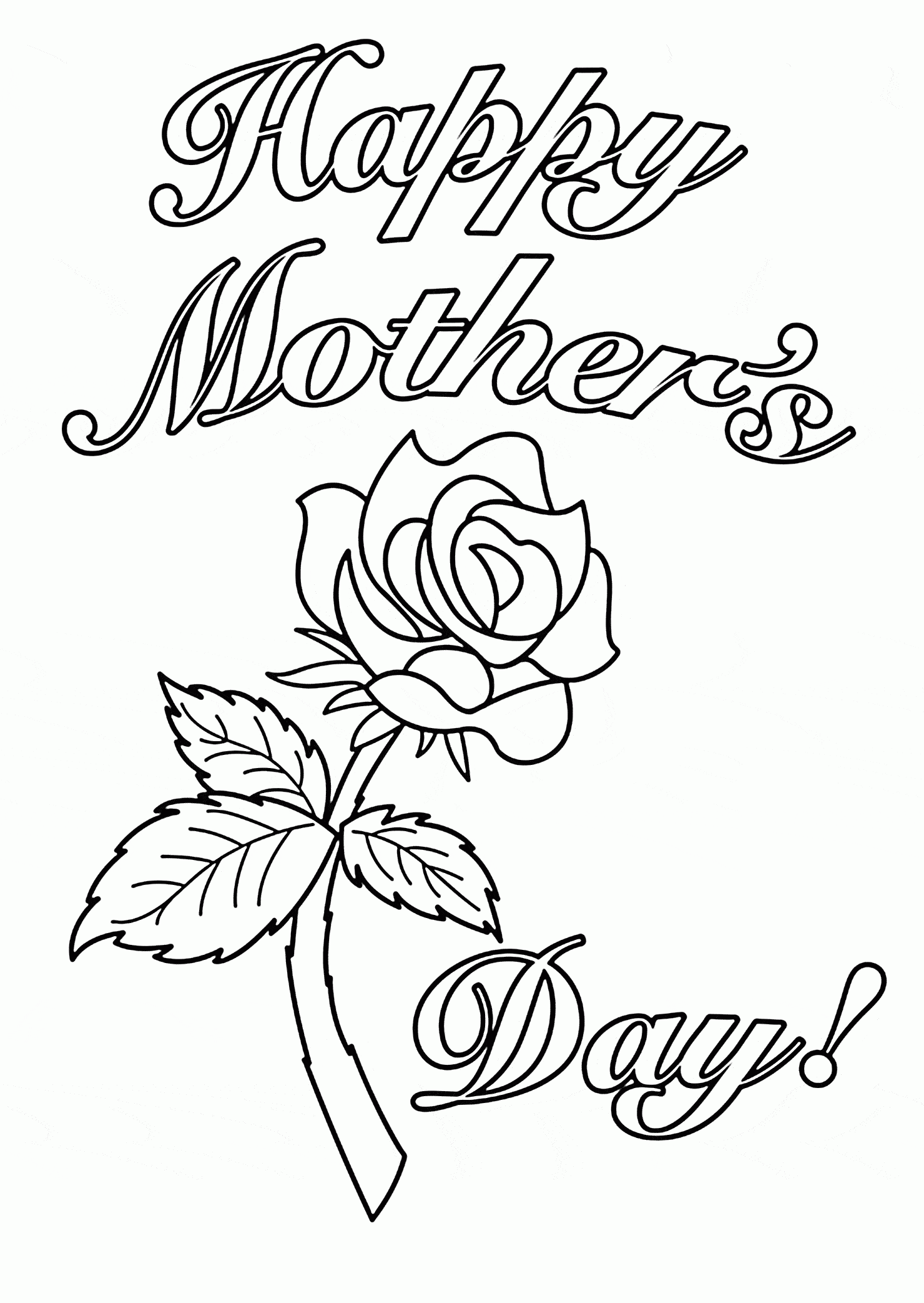1480x2085 Easy Mothers Day Drawings Ideas, Pictures For Cards Mothers Day.