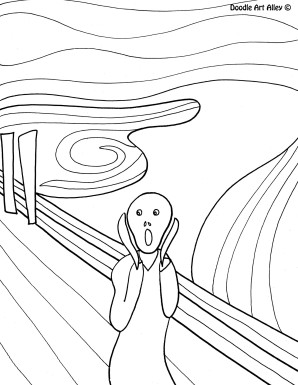 The Scream Drawing At Getdrawings 