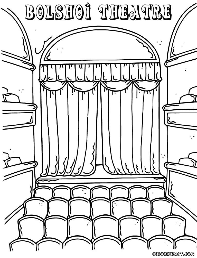 Theatre Drawing at GetDrawings | Free download