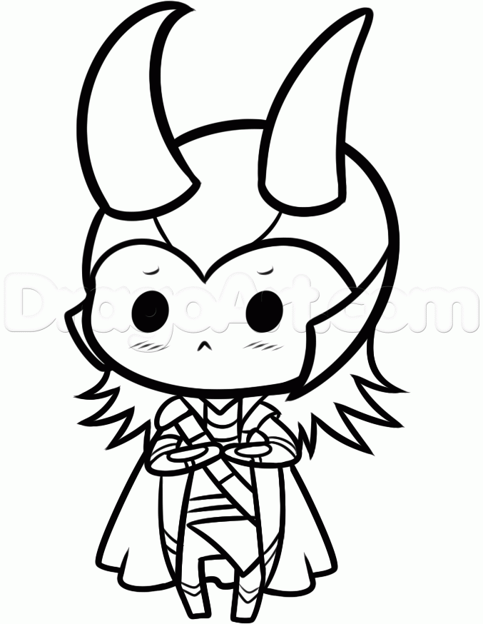 Thor Cartoon Drawing at GetDrawings | Free download