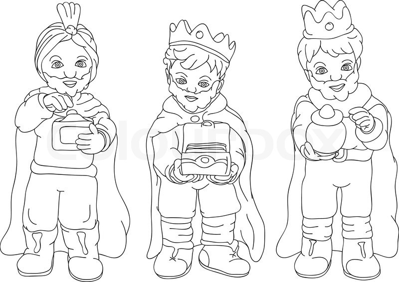 Three Kings Drawing at GetDrawings | Free download