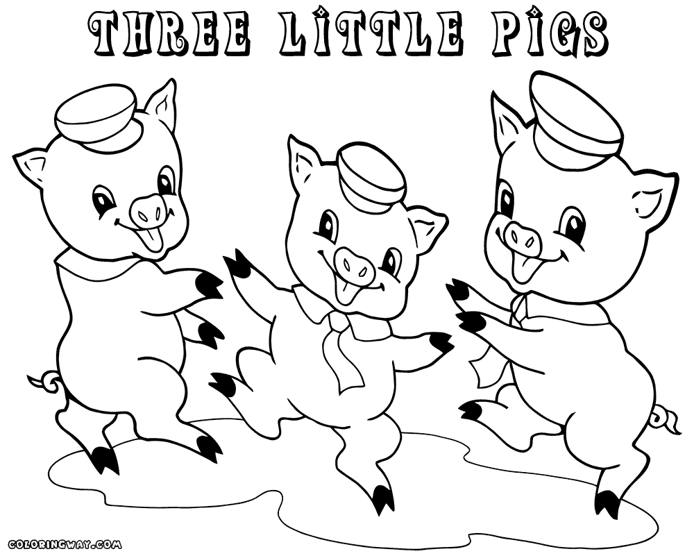 Three Little Pigs Drawing at GetDrawings Free download