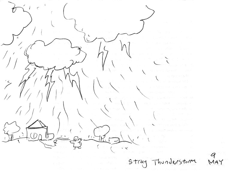 Thunderstorm Drawing at GetDrawings | Free download