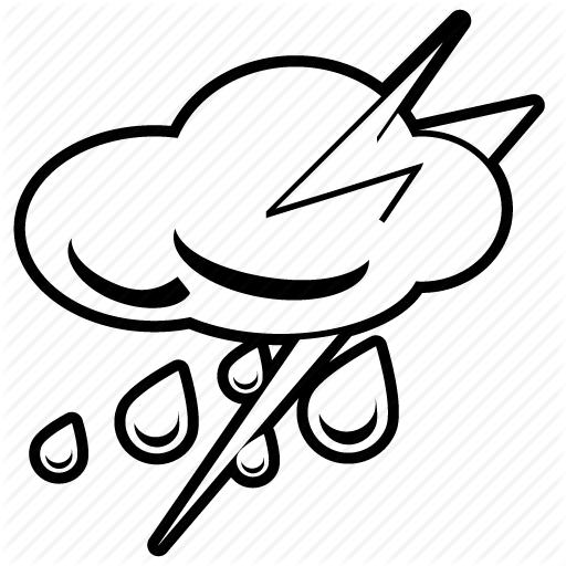 Thunderstorm Drawing at GetDrawings | Free download