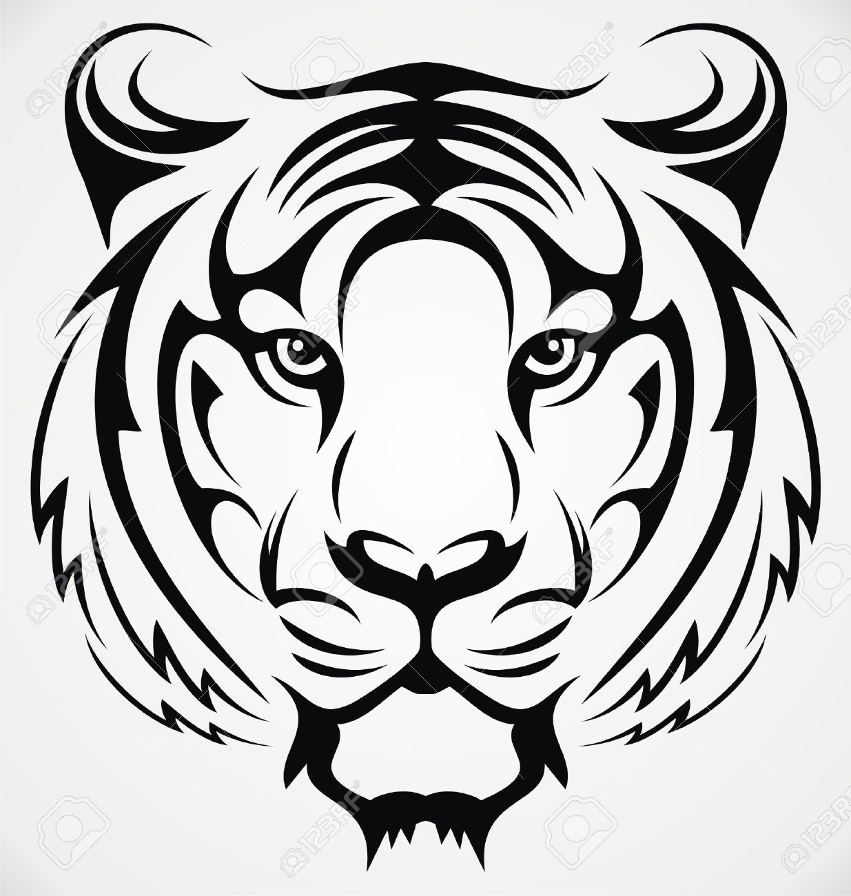 Tiger Head Drawing at GetDrawings Free download