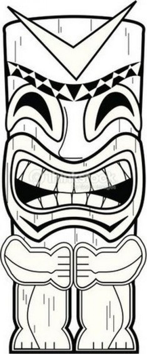 Tiki Mask Drawing at GetDrawings Free download