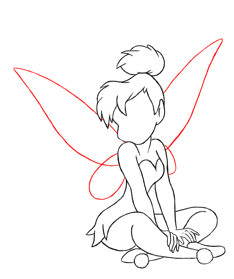 Tinkerbell Drawing Step By Step at GetDrawings Free download