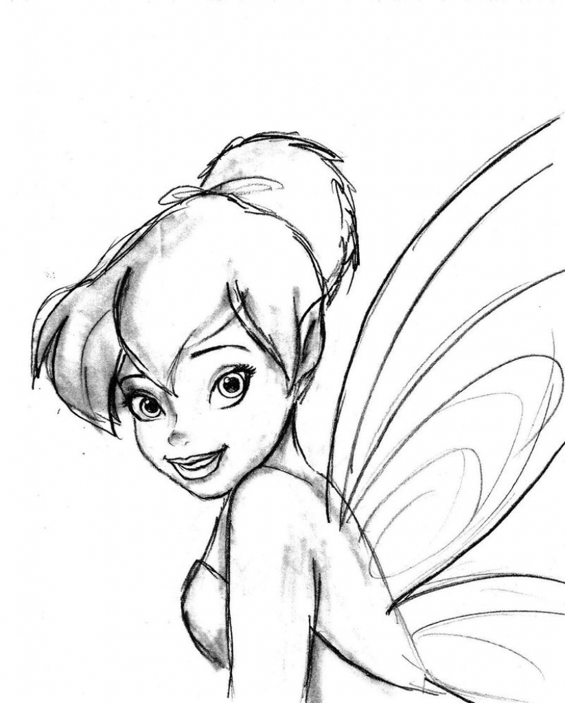 Tinkerbell Pencil Drawing at GetDrawings Free download