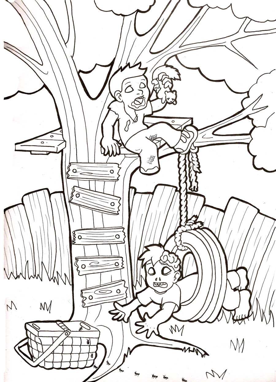 Tire Swing Drawing At Getdrawings Com Free For Personal