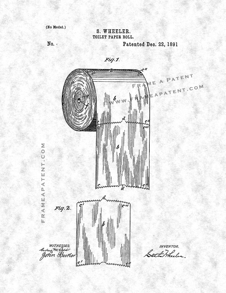Toilet Paper Patent Drawing at GetDrawings Free download