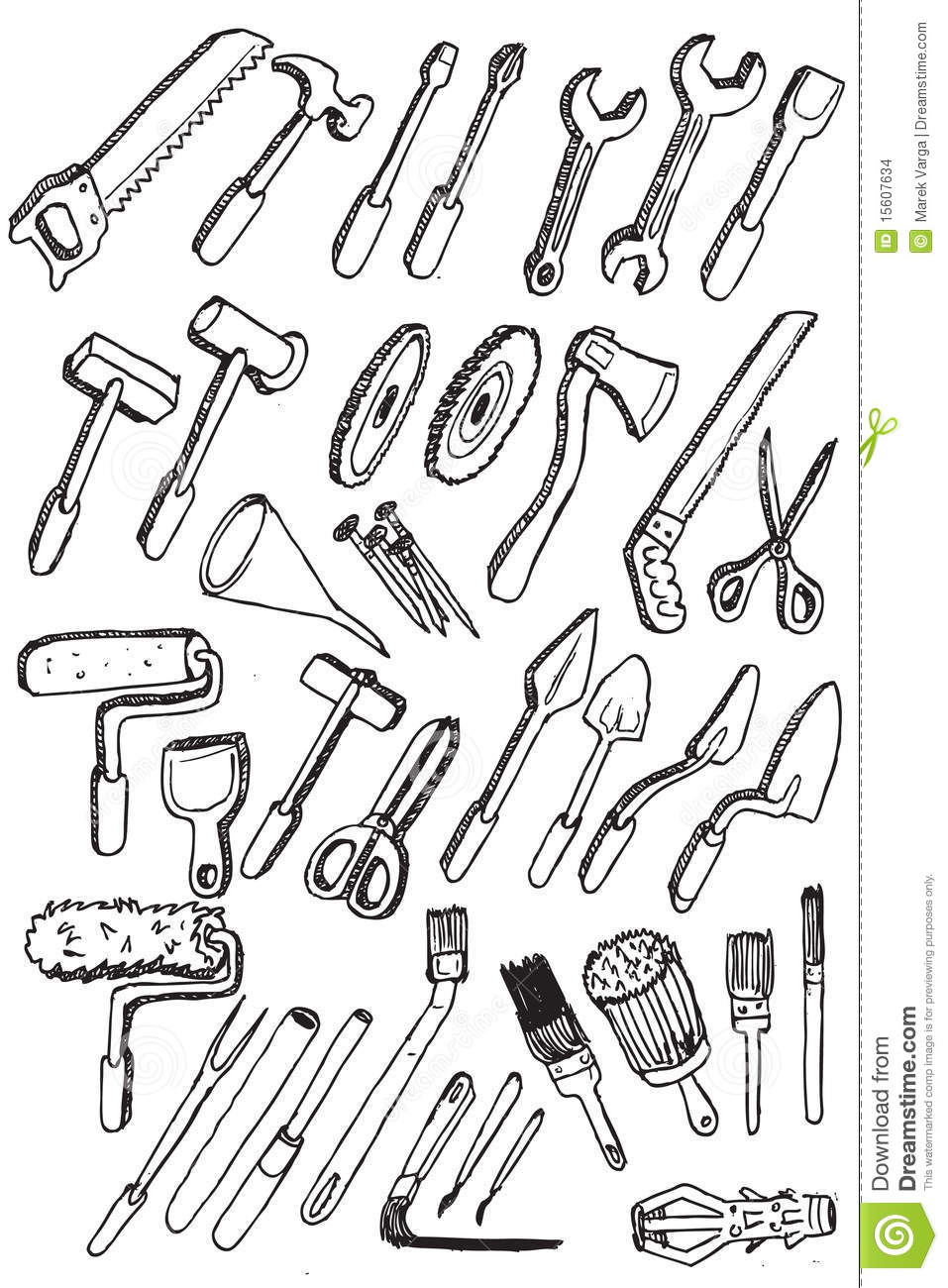 Tools Clipart Drawing at GetDrawings | Free download
