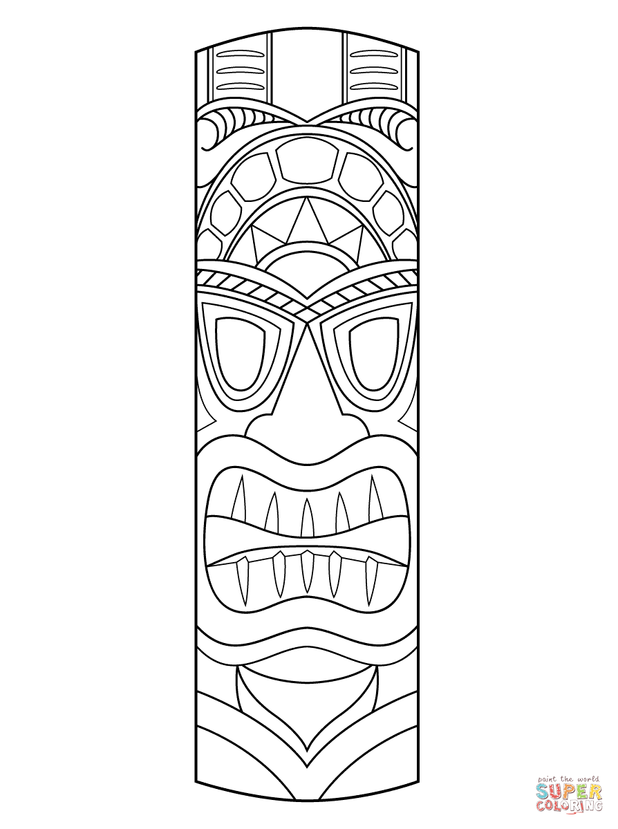 Totem Pole Craft Template