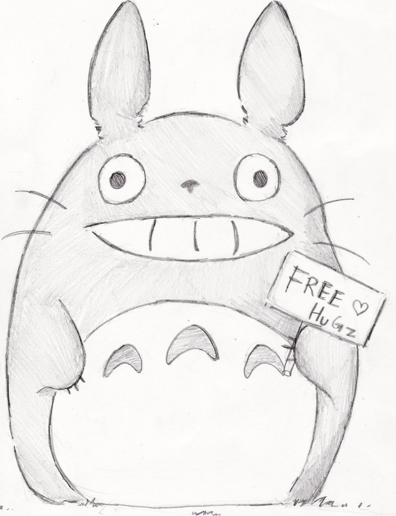 Totoro Drawing at GetDrawings Free download