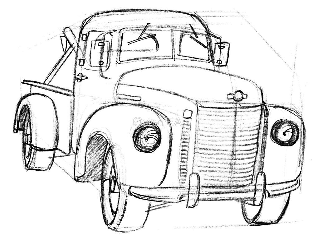 Tow Truck Drawing at GetDrawings Free download